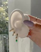 Charms Rectangle CZ Charm / Gold-Filled Midori Jewelry Co.