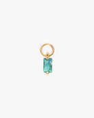 Rectangle CZ Charm / Gold-Filled - Midori Jewelry Co.