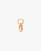 Rectangle CZ Charm / Gold-Filled - Midori Jewelry Co.