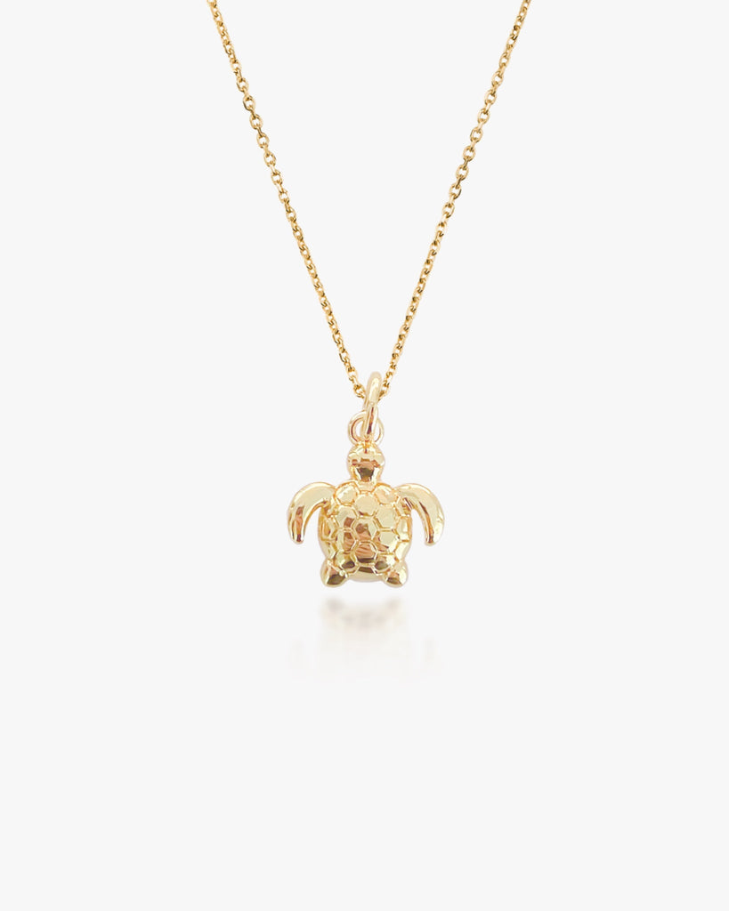 Sea Turtle Necklace / Gold-Filled - Midori Jewelry Co.