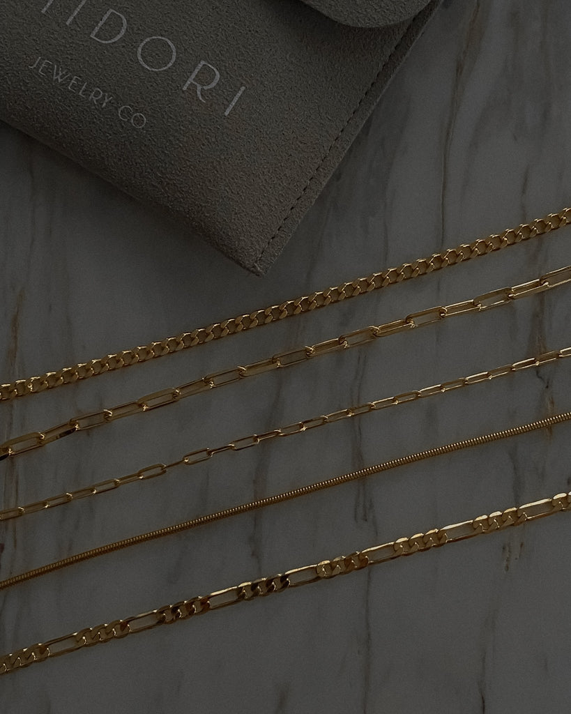 Seminyak Snake Chain Bracelet / Gold-Filled - Midori Jewelry Co.