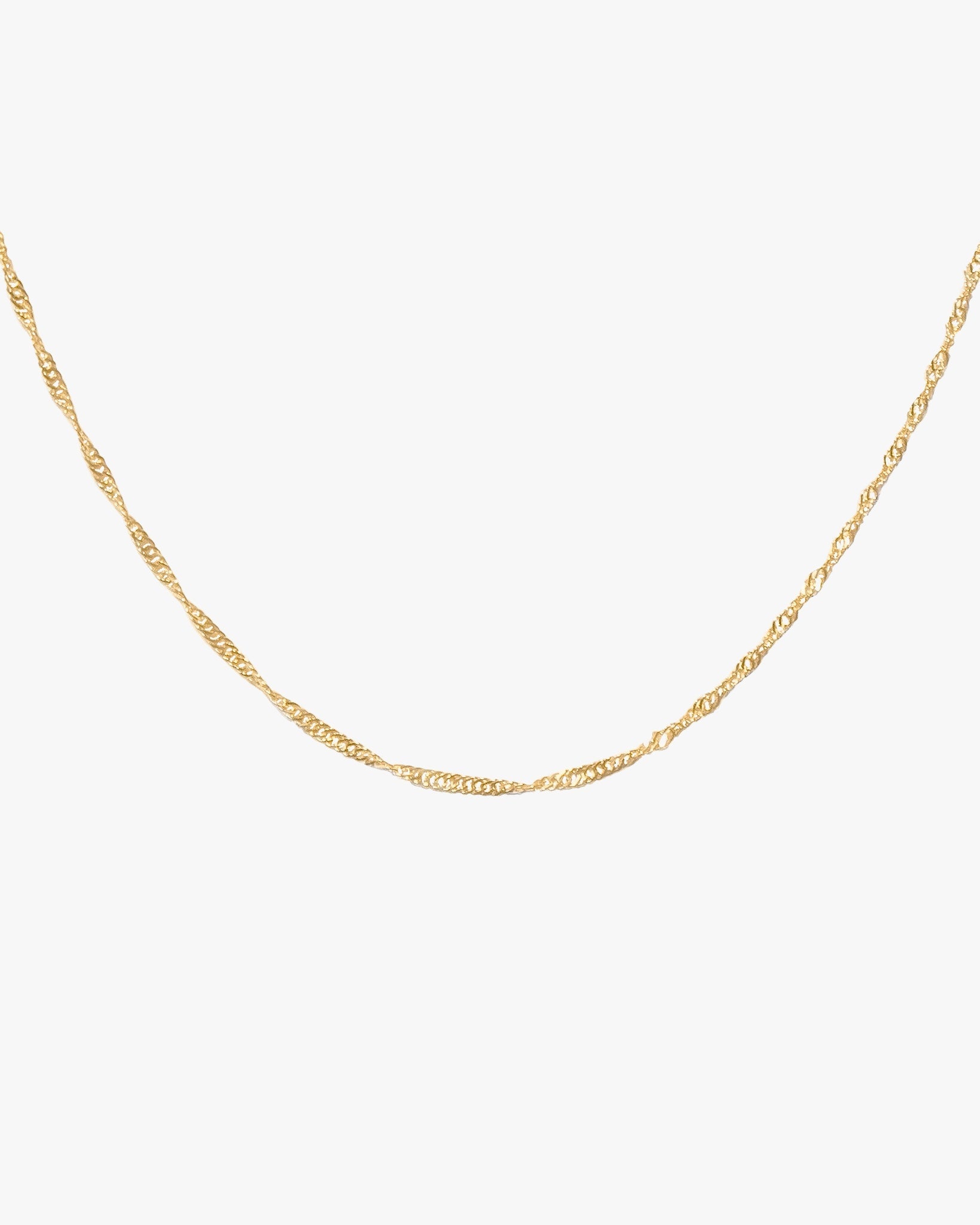 Singapore Rope Chain / Gold-Filled - Midori Jewelry Co.