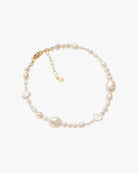Sloane Organic Pearl Anklet / Gold-Filled - Midori Jewelry Co.