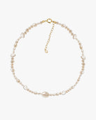 Sloane Organic Pearl Choker / Gold-Filled - Midori Jewelry Co.