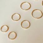 Small Infinite Hoops (12mm, Gold Filled) - Midori Jewelry Co.