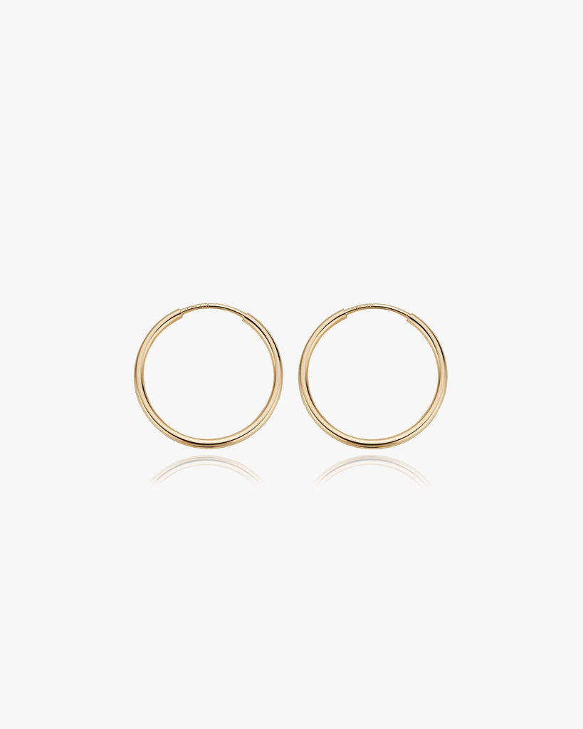 Small Infinite Hoops / Gold-Filled - Midori Jewelry Co.