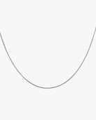 Snake Chain Necklace / Sterling Silver - Midori Jewelry Co.