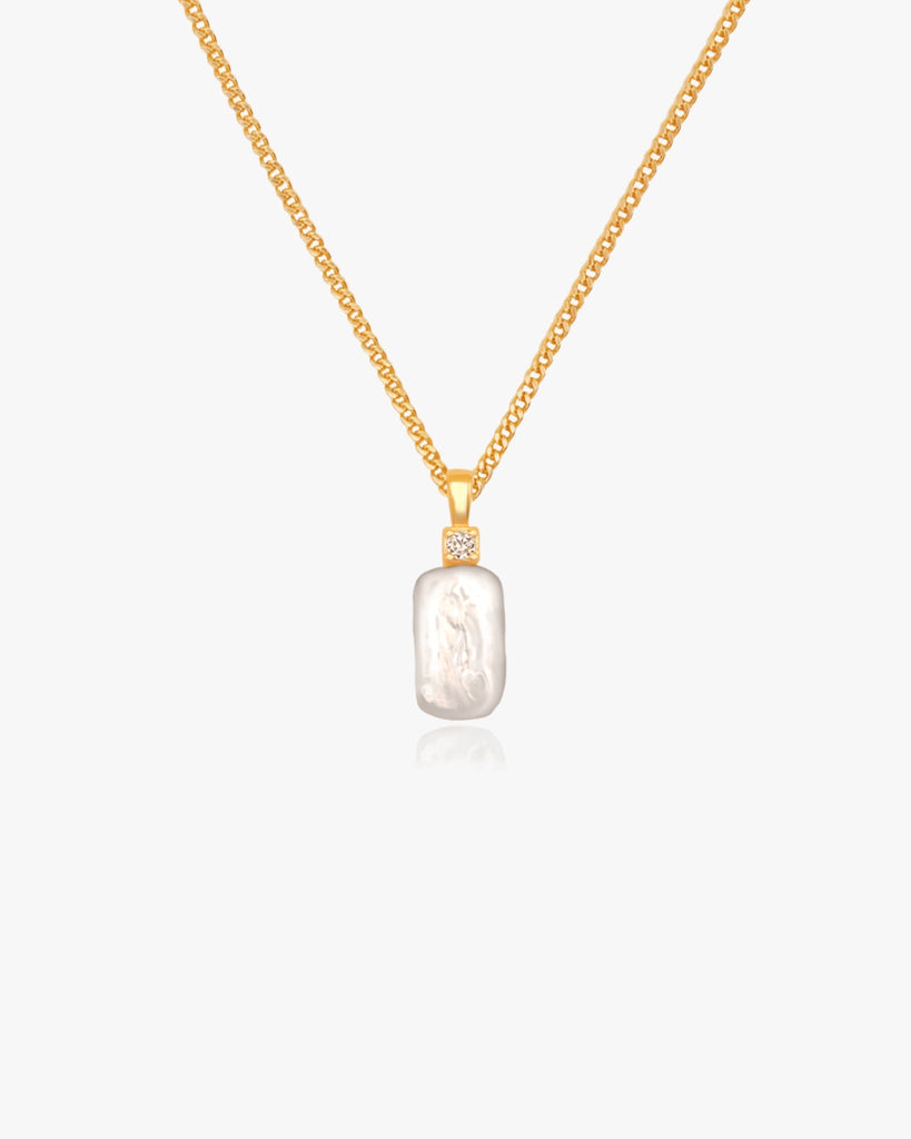 Sophie Pearl Pendant Necklace / Gold-Filled - Midori Jewelry Co.