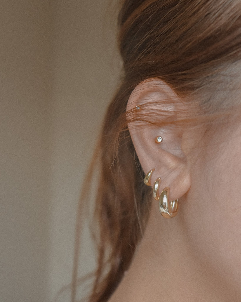 Hoop Earrings Stella Hoops / Gold-Filled Midori Jewelry Co.