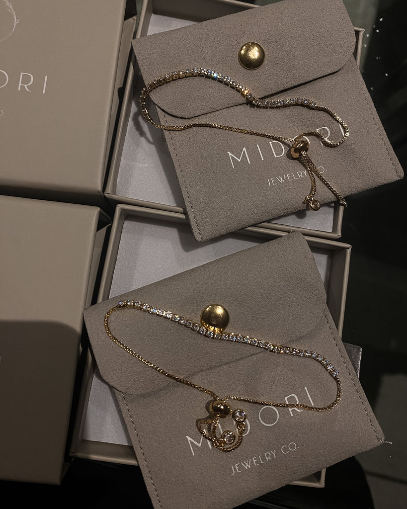 Tennis Bracelet / Gold-Filled - Midori Jewelry Co.