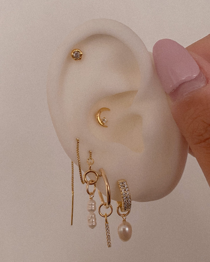 Threader Earrings (Mix & Match) / Gold-Filled - Midori Jewelry Co.