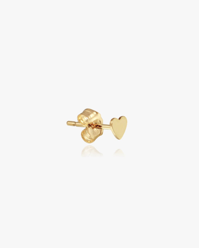 Tiny Heart Stud / Gold-Filled - Midori Jewelry Co.