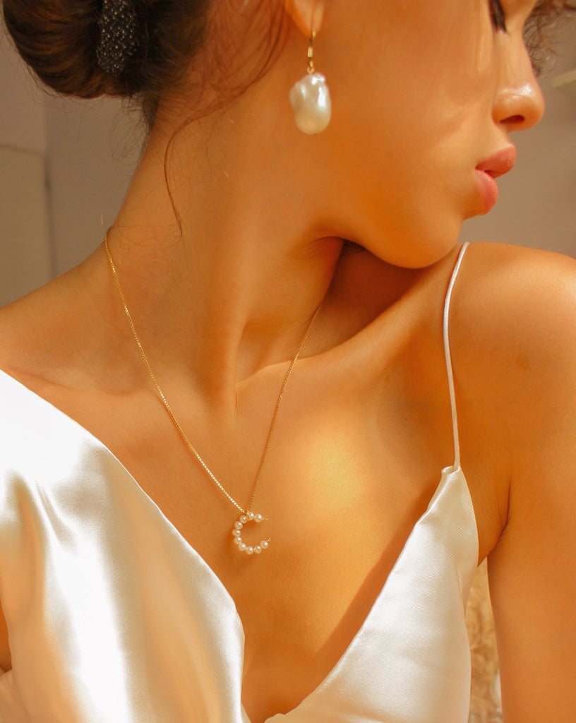 Pearl Earrings Versailles Pearl Earrings / Gold-Filled Midori Jewelry Co.