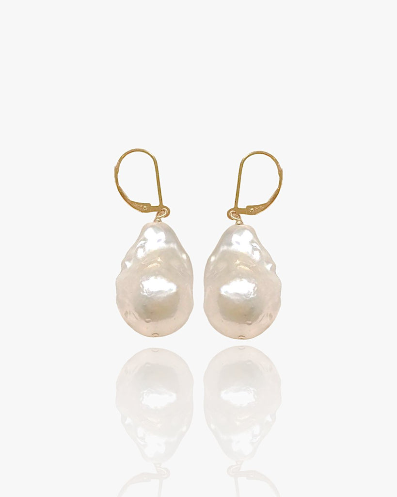 Versailles Pearl Earrings / Gold-Filled - Midori Jewelry Co.