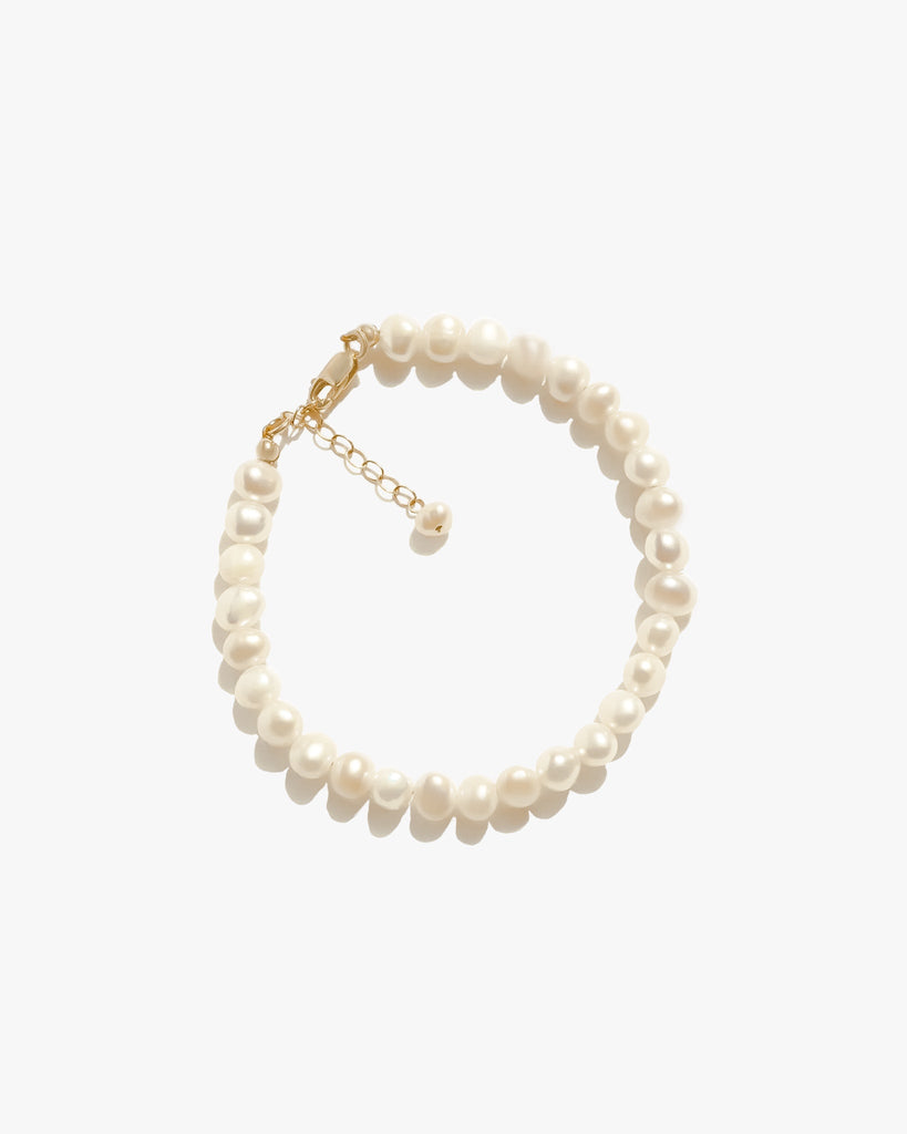 Violette Pearl Bracelet / Gold-Filled - Midori Jewelry Co.