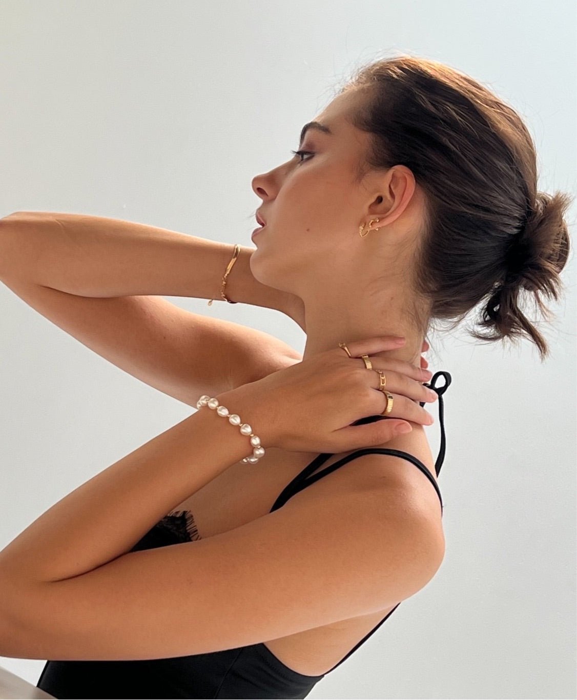 Pearl Bracelets Viviana Pearl Bracelet / Gold-Filled Midori Jewelry Co.