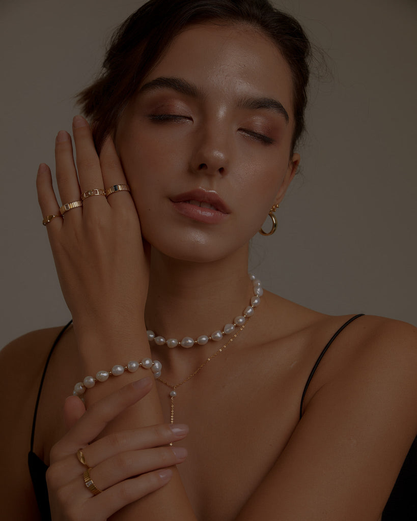 Pearl Bracelets Viviana Pearl Bracelet / Gold-Filled Midori Jewelry Co.