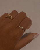 Wavy Stacking Ring / Gold-Filled - Midori Jewelry Co.