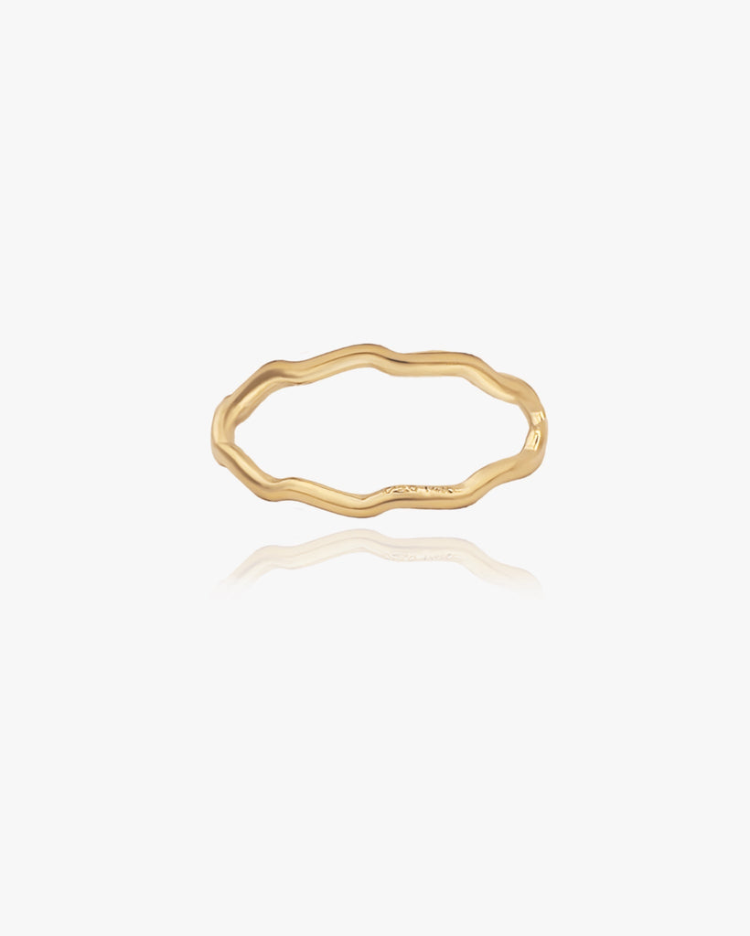 Wavy Stacking Ring / Gold-Filled - Midori Jewelry Co.